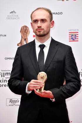Aliaksei Paluyan at the 32 Hessian Film and Cinema Awards at the Capitol Theater Offenbach, 22 10 2021 Foto:xN.xKubelkax xFuturexImage