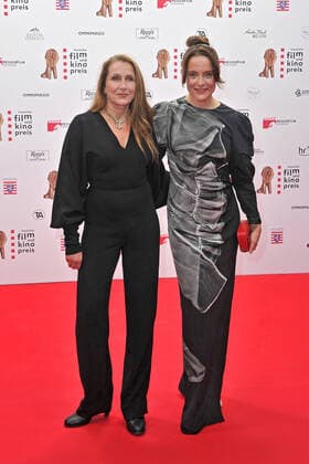 Hessian Film and Cinema Award 2021 Actress Barbara Philipp and Anne Ratte Polle on the occasion of the award ceremony of the 32 Hessian Film and Cinema Award on the evening of 22 10 2021at the Capitol Offenbach 20211022MWI14549