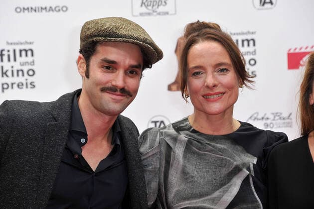 Hessian Film and Cinema Award 2021 Actor Max Befort and actress Anne Ratte Polle on the occasion of the award ceremony of the 32 Hessian Film and Cinema Award on the evening of 22 10 2021at the Capitol Offenbach 20211022MWI14555