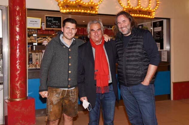 Max Kronseder, Georg Klötzing Circus Krone and Roland Hefter at the 123G suffa double concert of Roland Hefter Isarrider and DeSchoWieda at Circus Krone Munich, 22 10 2021 Foto:xS.xAdamx xFuturexImage