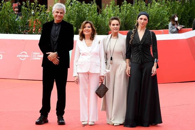 Rome Cinema Fest 2021, Film Fest, Red Carpet Maria Elisabetta Alberti Casellati. In the photo: Stefano Mainetti, Maria Elisabetta Alberti Casellati, Elena Sofia Ricci and Elisa Barucchieri  Copyright: xMaurizioxD Avanzox xIPAx xDxAvanzo Provvisionatox