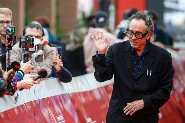 October 23, 2021, ROME, ITALY: American director, Tim Burton, on the red carpet at the 16th annual Rome International Film Festival, in Rome, Italy, 23 October 2021. The Festa del Cinema di Roma runs from 14 to 24 October. ANSA FABIO FRUSTACI ROME ITALY  - ZUMAa110 20211023_zaf_a110_091 Copyright: xFabioxFrustacix