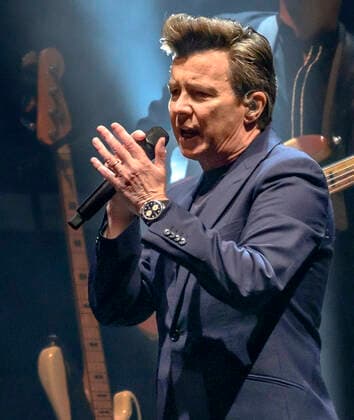 The English singer songwriter, Rick Astley on stage at the Royal Arena in Copenhagen on Saturday 23 October 2021, Copenhagen  Copyright: TorbenxChristensen TorbenxChristensenx COP200 spdk20211024-002011-L