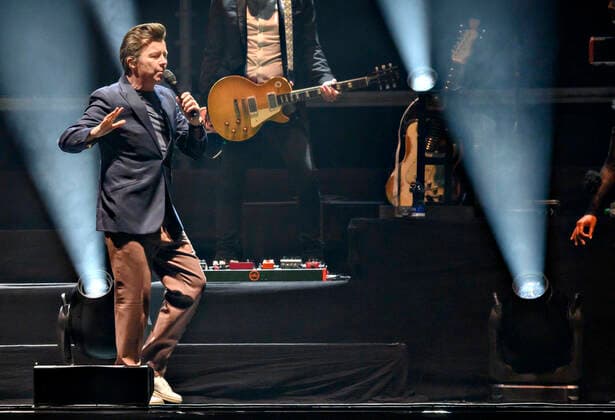 The English singer songwriter, Rick Astley on stage at the Royal Arena in Copenhagen on Saturday 23 October 2021, Copenhagen  Copyright: TorbenxChristensen TorbenxChristensenx COP200 spdk20211024-002019-L