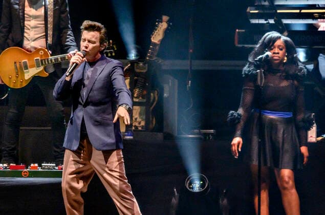 The English singer songwriter, Rick Astley on stage at the Royal Arena in Copenhagen on Saturday 23 October 2021, Copenhagen  Copyright: TorbenxChristensen TorbenxChristensenx COP200 spdk20211024-002026-L