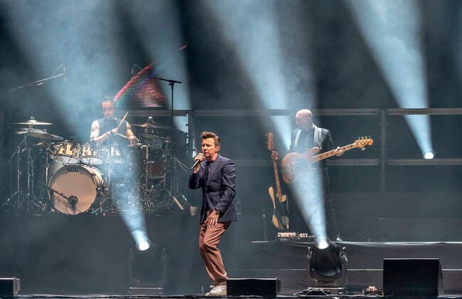 The English singer songwriter, Rick Astley on stage at the Royal Arena in Copenhagen on Saturday 23 October 2021, Copenhagen  Copyright: TorbenxChristensen TorbenxChristensenx COP200 spdk20211024-002043-L