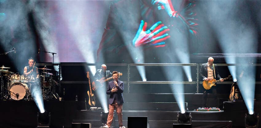 The English singer songwriter, Rick Astley on stage at the Royal Arena in Copenhagen on Saturday 23 October 2021, Copenhagen  Copyright: TorbenxChristensen TorbenxChristensenx COP200 spdk20211024-002103-L