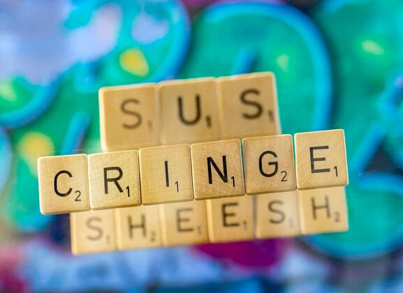Cringe ist Jugendwort des Jahres 2021. Drei Wörter hatten sich für das finale Voting qualifiziert: sheesh, sus und Cringe. 25.10.2021: DEU, Deutschland, Baden-Württemberg, Stuttgart. *** Cringe is Youth Word of the Year 2021 Three words qualified for the final voting sheesh, sus and cringe 25 10 2021 DEU, Germany, Baden Württemberg, Stuttgart