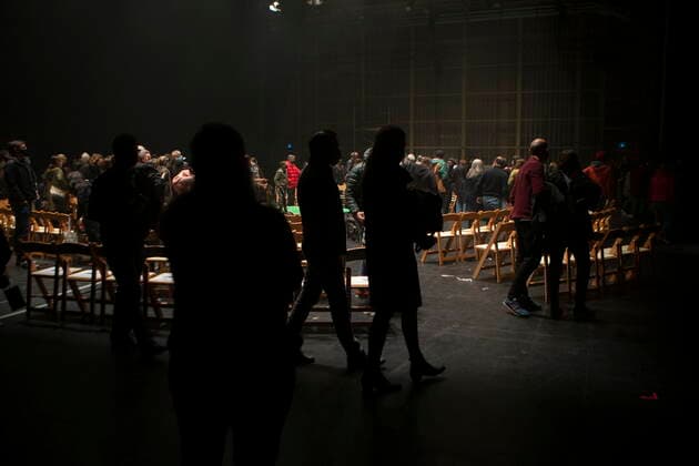 October 26, 2021, Toronto, on, Canada: Audience members leave after musician Feist s live in-person performance at Toronto s Meridian Hall on Tuesday, October 26, 2021, as doors open to performances for limited numbers as COVID-19 restrictions ease. Toronto Canada  - ZUMAc35_ 20211026_zaf_c35_341 Copyright: xChrisxYoungx