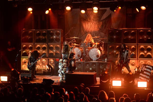 FORT LAUDERDALE FL - OCTOBER 26: John DeServio, Zakk Wylde, Jeff Fabb and Dario Lorina of Black Label Society perform at Revolution Live on October 26, 2021 in Fort Lauderdale, Florida. Copyright: xmpi04x