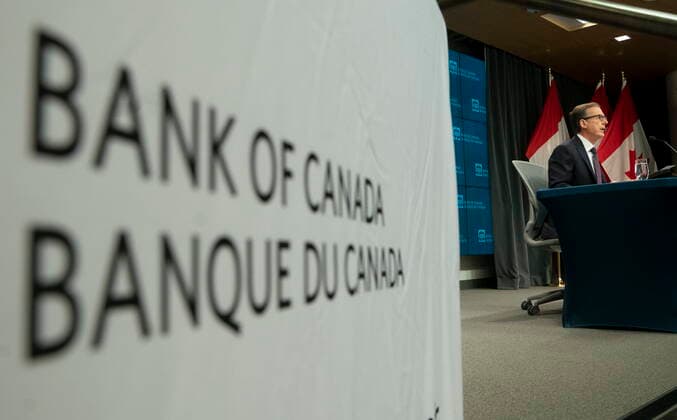 October 27, 2021, Ottawa, on, Canada: Bank of Canada Governor Tiff Macklem speaks during a news conference, in Ottawa, Wednesday, Oct. 27, 2021. Ottawa Canada  - ZUMAc35_ 20211027_zaf_c35_036 Copyright: xAdrianxWyldx