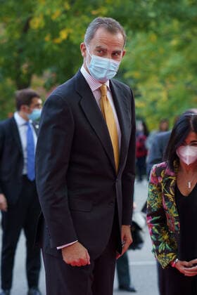 October 27, 2021, Madrid, Spain: King Felipe VI attends the delivery of the Doctor Juan Abarca Abarca Prize international medical science award at the Ritz hotel. Madrid Spain - ZUMAs197 20211027_zaa_s197_268 Copyright: xAtilanoxGarciax