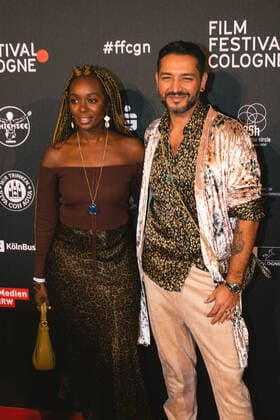 Film Festival Cologne 2021 Award Ceremony Artist Gianni Jovanovic and Actress Karmela Shako attends Film festival Cologne award ceremony at E-Werk, in Cologne, Germany on Oct 28, 2021 Cologne Germany  Copyright: xYingxTangx tang-notitle211028_npjp9