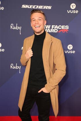 Newcomer Award Hamburg Chris Wascheck, New Faces Award from the magazine Bunte at the Ruby Lotti Hotel Hamburg, 28 10 2021