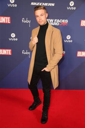 Newcomer Award Hamburg Chris Wascheck, New Faces Award from the magazine Bunte at the Ruby Lotti Hotel Hamburg, 28 10 2021