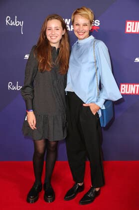 Susann Atwell with daughter Ava at the New Faces Award Music 2021 at Ruby Lotti Hotel and Bar Hamburg, 28 10 2021 Foto:xgbrcix xFuturexImage
