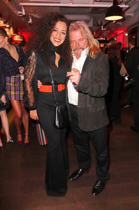 Nadja Benaissa and Leslie Mandoki at the New Faces Award Music 2021 at Ruby Lotti Hotel and Bar Hamburg, 28 10 2021 Foto:xgbrcix xFuturexImage