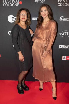 Nika Maria Moro and Masha Sedgwick at the Film Festival Cologne Awards 2021 at the 31 Film Festival Cologne 2021 at E Werk Cologne, 28 10 2021. Foto:xR.xSchmiegeltx xFuturexImage