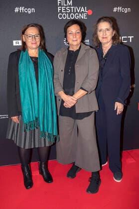 Brigitta von Bülow, Martina Richter and Petra Müller at the presentation of the Film Festival Cologne Awards 2021 at the 31 Film Festival Cologne 2021 at E Werk Cologne, 28 10 2021 Foto:xR.xSchmiegeltx xFuturexImage
