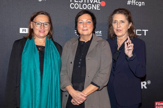Brigitta von Bülow, Martina Richter and Petra Müller at the presentation of the Film Festival Cologne Awards 2021 at the 31 Film Festival Cologne 2021 at E Werk Cologne, 28 10 2021 Foto:xR.xSchmiegeltx xFuturexImage