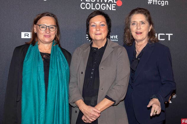 Brigitta von Bülow, Martina Richter and Petra Müller at the presentation of the Film Festival Cologne Awards 2021 at the 31 Film Festival Cologne 2021 at E Werk Cologne, 28 10 2021 Foto:xR.xSchmiegeltx xFuturexImage