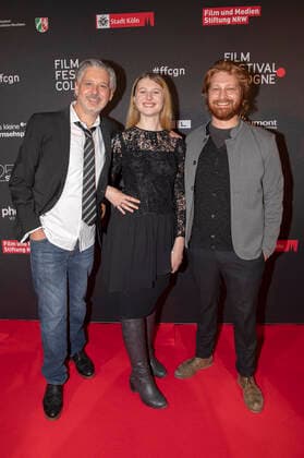 Micke Felgner, Smilla Felgner and Till Klein at the presentation of the Film Festival Cologne Awards 2021 at the 31 Film Festival Cologne 2021 at E Werk Cologne, 28 10 2021 Foto:xR.xSchmiegeltx xFuturexImage
