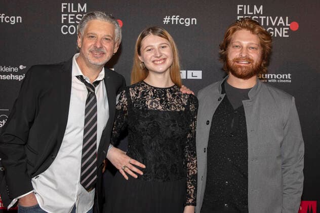 Micke Felgner, Smilla Felgner and Till Klein at the presentation of the Film Festival Cologne Awards 2021 at the 31 Film Festival Cologne 2021 at E Werk Cologne, 28 10 2021 Foto:xR.xSchmiegeltx xFuturexImage