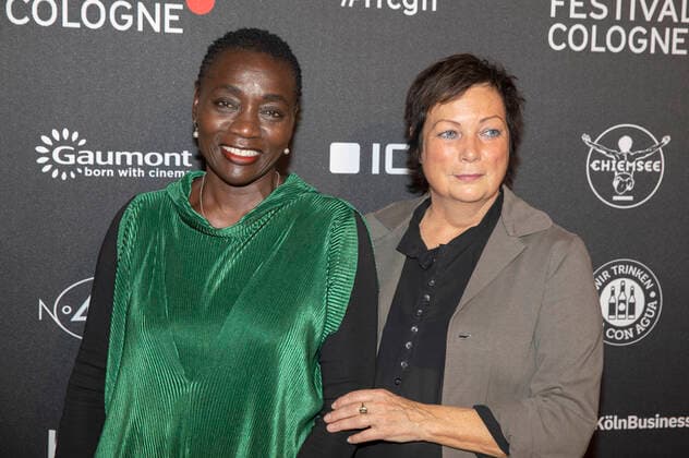Auma Obama and Martina Richter at the Film Festival Cologne Awards 2021 at the 31 Film Festival Cologne 2021 at E Werk Cologne, 28 10 2021. Foto:xR.xSchmiegeltx xFuturexImage