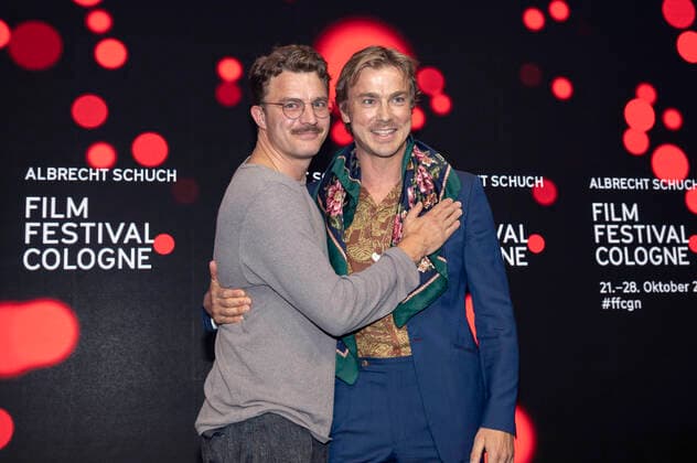 Friedrich Mücke and Albrecht Schuch at the presentation of the Film Festival Cologne Awards 2021 at the 31 Film Festival Cologne 2021 at E Werk Cologne, 28 10 2021 Foto:xR.xSchmiegeltx xFuturexImage