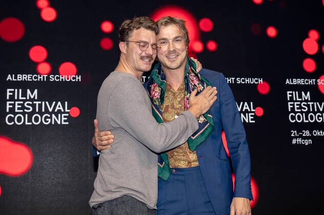 Friedrich Mücke and Albrecht Schuch at the presentation of the Film Festival Cologne Awards 2021 at the 31 Film Festival Cologne 2021 at E Werk Cologne, 28 10 2021 Foto:xR.xSchmiegeltx xFuturexImage