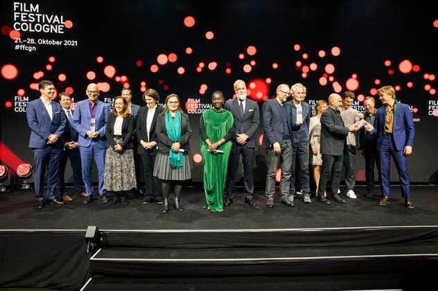 The award winners and laudators at the Film Festival Cologne Awards 2021 at the 31 Film Festival Cologne 2021 at the E Werk Cologne, 28 10 2021 Foto:xR.xSchmiegeltx xFuturexImage