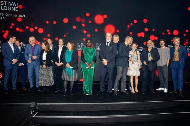 The award winners and laudators at the Film Festival Cologne Awards 2021 at the 31 Film Festival Cologne 2021 at the E Werk Cologne, 28 10 2021 Foto:xR.xSchmiegeltx xFuturexImage