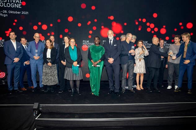 The award winners and laudators at the Film Festival Cologne Awards 2021 at the 31 Film Festival Cologne 2021 at the E Werk Cologne, 28 10 2021 Foto:xR.xSchmiegeltx xFuturexImage