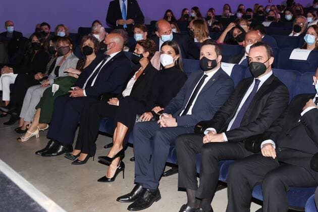 Spanish Queen Letizia Ortiz during inaguration of 21 edition of Opera Prima Film Festival in Tudela, Pamplona on Friday, 29 October 2021 Cordon Press