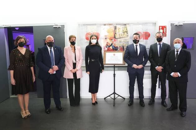 Spanish Queen Letizia Ortiz during inaguration of 21 edition of Opera Prima Film Festival in Tudela, Pamplona on Friday, 29 October 2021 Cordon Press