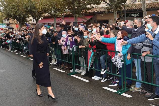 Spanish Queen Letizia Ortiz during inaguration of 21 edition of Opera Prima Film Festival in Tudela, Pamplona on Friday, 29 October 2021 Cordon Press