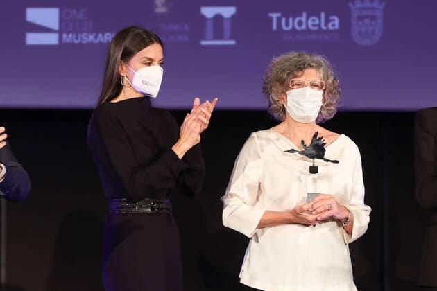 Spanish Queen Letizia Ortiz during inaguration of 21 edition of Opera Prima Film Festival in Tudela, Pamplona on Friday, 29 October 2021 Cordon Press