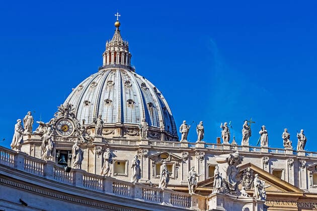 Italien, Rom, Petersdom, Kuppel, McPBBO *** Italy, Rome, St. Peters Basilica, Dome, McPBBO McPBBO