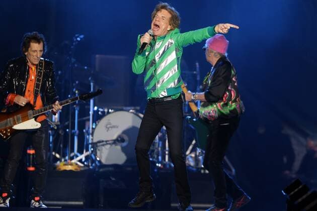 October 29, 2021, Tampa, Florida, USA: The Rolling Stones featuring Ronnie Wood, Steve Jordan, Mick Jagger and Keith Richards perform onstage during the No Filter tour at Raymond James Stadium on Friday, Oct. 29, 2021 in Tampa. Tampa USA - ZUMAs70_ 20211029_zan_s70_038 Copyright: xLuisxSantanax
