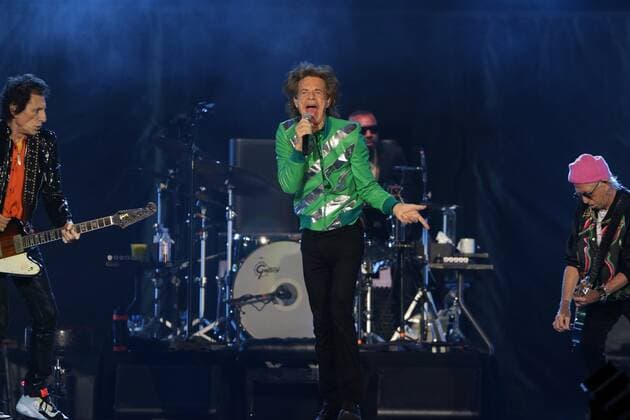 October 29, 2021, Tampa, Florida, USA: The Rolling Stones featuring Ronnie Wood, Steve Jordan, Mick Jagger and Keith Richards perform onstage during the No Filter tour at Raymond James Stadium on Friday, Oct. 29, 2021 in Tampa. Tampa USA - ZUMAs70_ 20211029_zan_s70_042 Copyright: xLuisxSantanax
