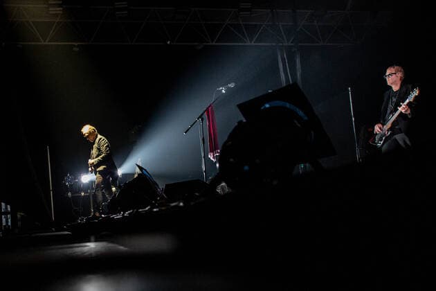 October 30, 2021, London, England, United Kingdom: Alexandra Palace, London, UK, 30th October 2021. The iconic post-punk fathers of Goth Rock, Bauhaus, perform in London for the first time after a pandemic that interrupted the reunion tour planned for the year 2020. The band plays in its original formation: Peter Murphy (vocals), Daniel Ash (guitar), David J (bass), Kevin Haskins London United Kingdom - ZUMAm203 20211030_zip_m203_013 Copyright: xSabrinaxMerollax