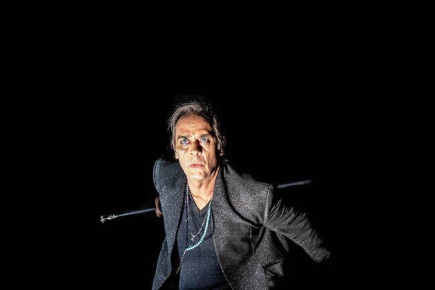October 30, 2021, London, England, United Kingdom: Alexandra Palace, London, UK, 30th October 2021. Peter Murphy, the lead singer of the iconic Bauhaus, performs during the first live concert in London after a pandemic that interrupted the reunion tour planned for the year 2020. The band plays in its original formation: Peter Murphy (vocals), Daniel Ash (guitar), David J (bass), Kevin Haskins London United Kingdom - ZUMAm203 20211030_zip_m203_019 Copyright: xSabrinaxMerollax