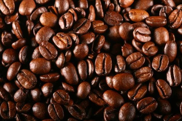Landwirtschaft, Kaffee Anbau coffee beans detailed macro close up Copyright: xx 5860934