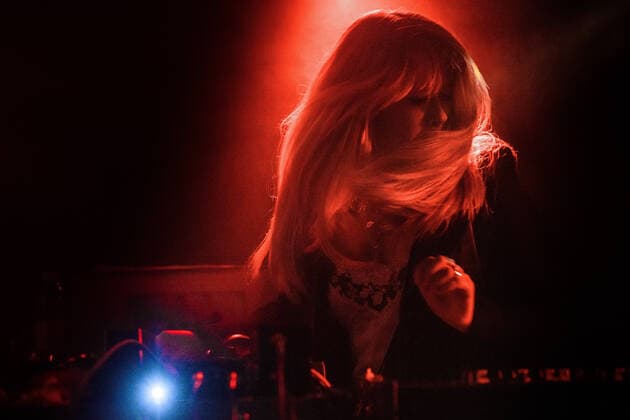 Bada Copenhagen, Denmark. 28th, October 2021. The Swedish noise and psych rock band Bada performs a live concert at Stengade in Copenhagen. Here guest musician Anna Von Hauswolff is seen live on stage. Copenhagen Denmark  Copyright: xGonzalesxPhoto PeterxTroestx