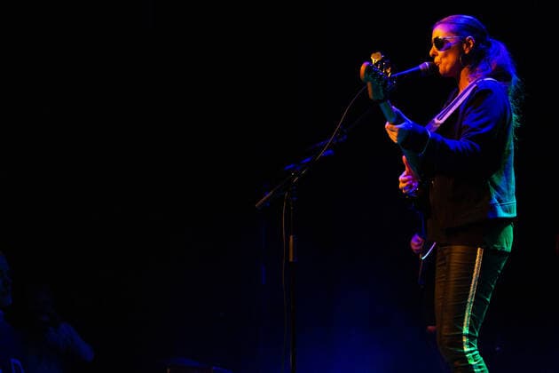 Ida Nielsen live in Oslo, Norway Oslo, Norway. 28th, October 2021. Ida Nielsen & the Funkbots performs a live concert at Cosmopolite in Oslo. Here bass player and singer Ida Nielsen is seen live on stage. Odense Norway  Copyright: xGonzalesxPhoto Per-OttoxOppix