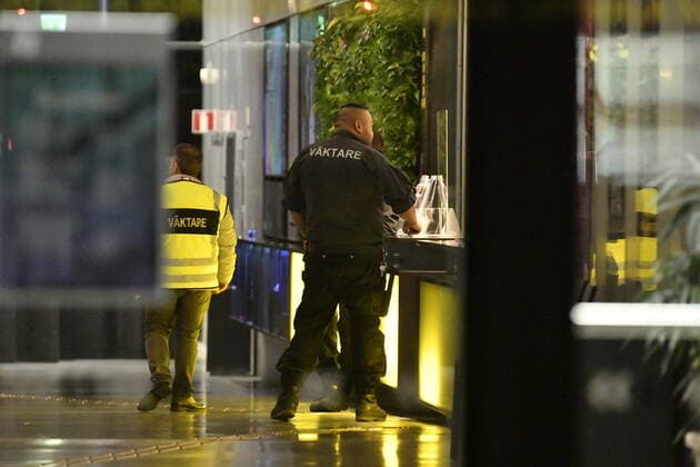 Uppsala, Sweden 2021 11 01 Two people were killed after a person fell several meters into a concert hall in Uppsala, Sweden Uppsala SWEDEN x10040x,  Copyright: xAndersxWiklund TTx UPPSALA ACCIDENT