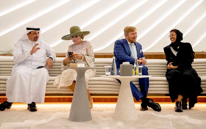 Bilder des Jahres 2021, Entertainment 11 November Entertainment Themen der Woche KW44 Entertainment Bilder des Tages 03-11-2021 UAE Queen Maxima and King Willem-Alexander visited the Dutch pavilion and the UAE pavilion at the Al Wasl Plaza at the World Expo 2020 in Dubai, United Arab Emirates (UAE). Â  Copyright: xPPEx