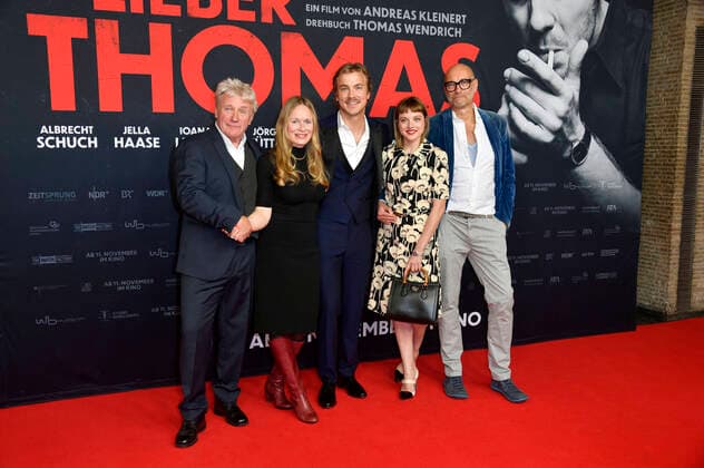 Jörg Schüttauf, Anja Schneider, Albrecht Schuch, Jella Haase and Andreas Kleinert at the premiere of the feature film Lieber Thomas at Kino International Berlin, 03 11 2021 Foto:xN.xKubelkax xFuturexImage