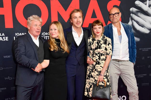 Jörg Schüttauf, Anja Schneider, Albrecht Schuch, Jella Haase and Andreas Kleinert at the premiere of the feature film Lieber Thomas at Kino International Berlin, 03 11 2021 Foto:xN.xKubelkax xFuturexImage