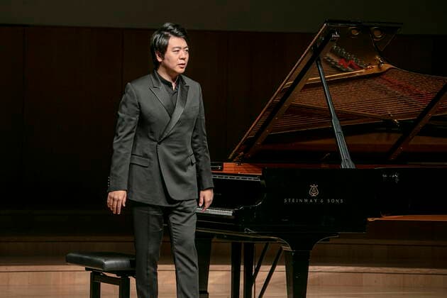 The Chinese pianist Lang Lang born 12 June 1982 during his concert at the Kulturpalast Dresden, with the programme Arabesque in C major op 18 by Robert Schumann and Goldberg Variations by Johann Sebastian Bach.